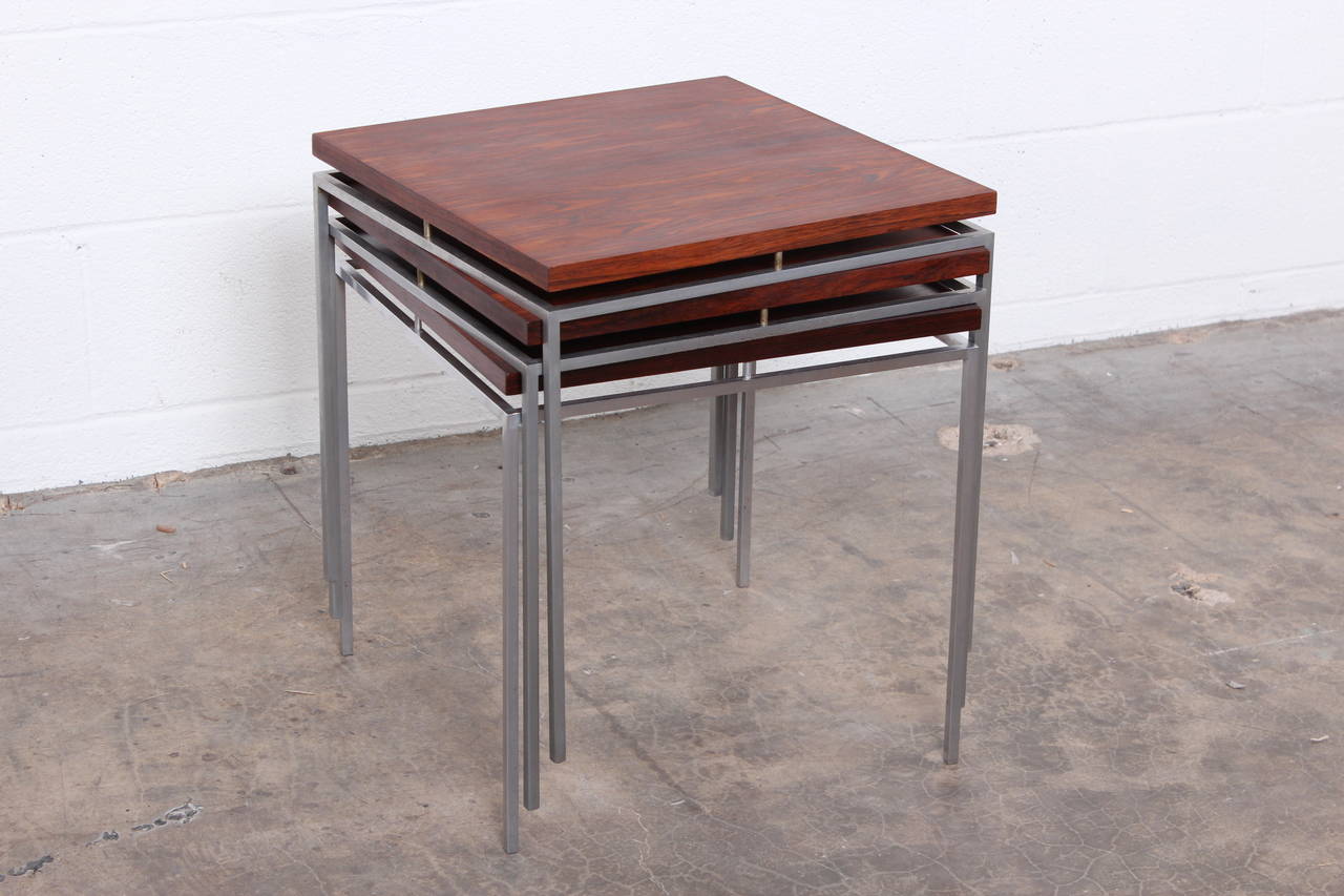 Rosewood Nesting Tables by Knud Joos for Jason 5