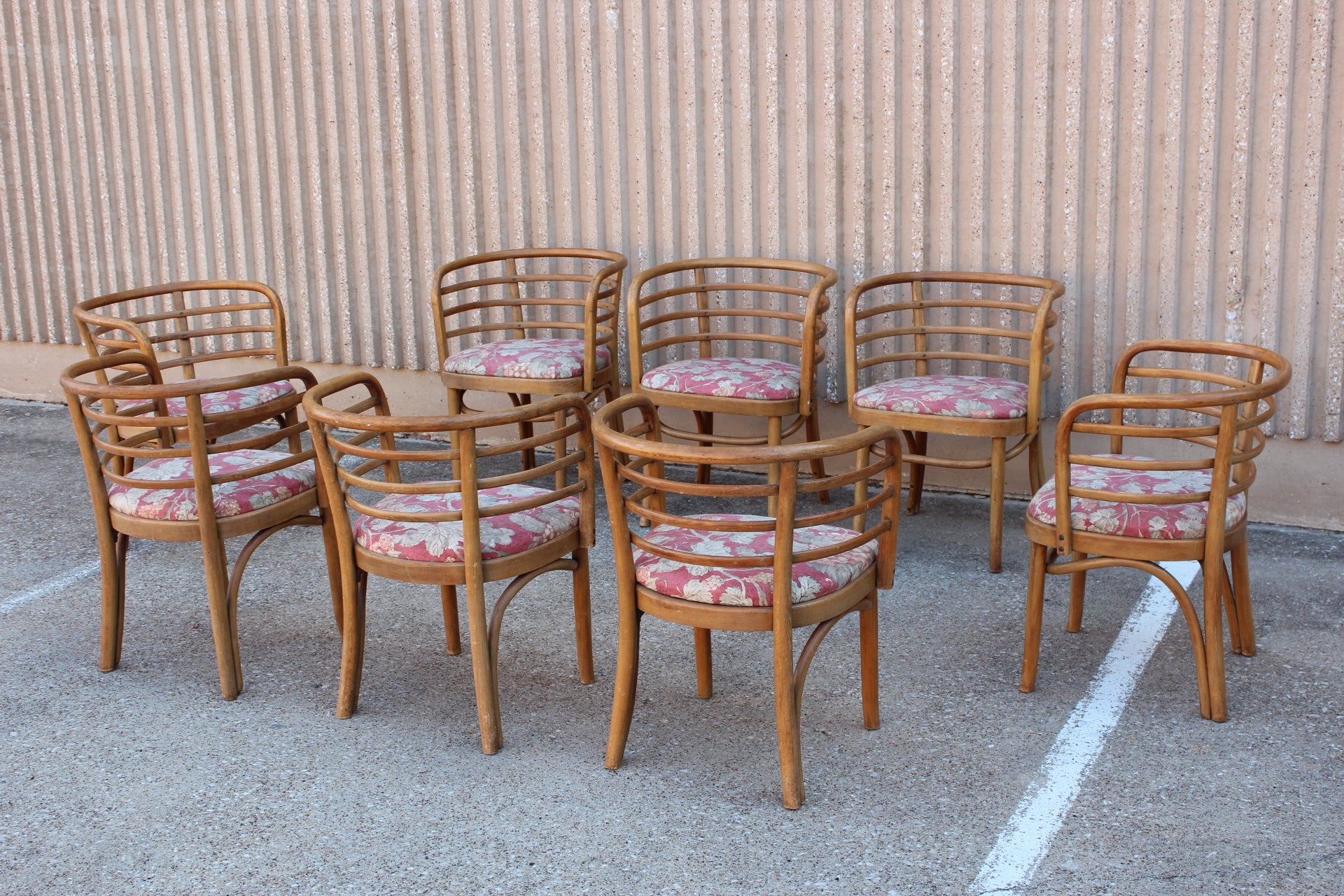 Set of Eight Dining Chairs by Thonet