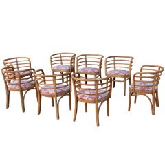 Set of Eight Dining Chairs by Thonet