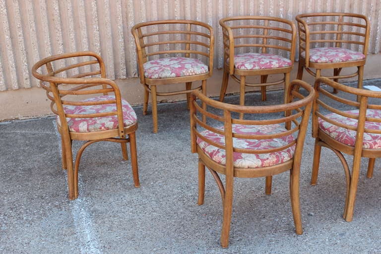 Set of Eight Dining Chairs by Thonet 4