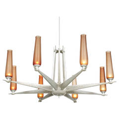 Used Venini Glass Chandelier from the Petroleum Club of Houston