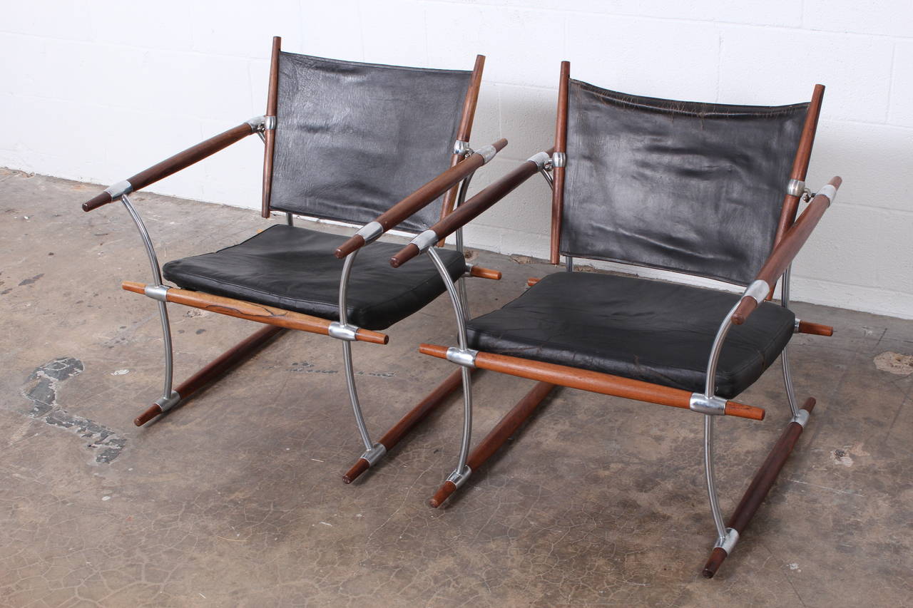 Pair of Rosewood Lounge Chairs by Jens Quistgaard 4