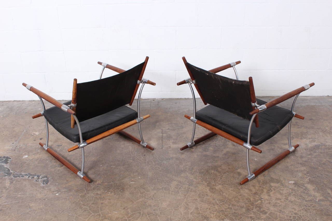 Pair of Rosewood Lounge Chairs by Jens Quistgaard 3