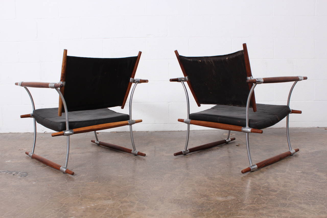 Pair of Rosewood Lounge Chairs by Jens Quistgaard 5