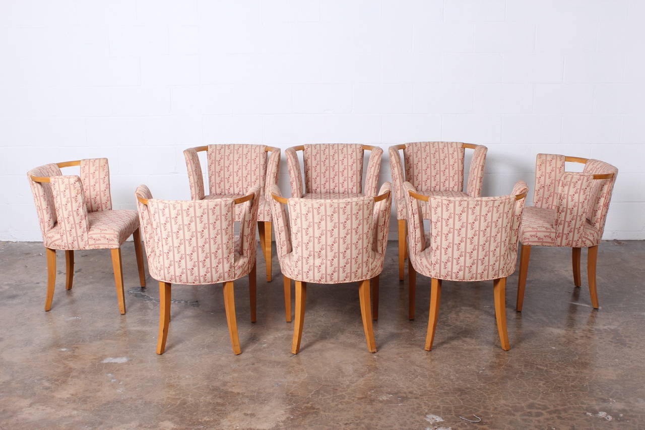 Set of Eight Dining Chairs by Eliel Saarinen 3