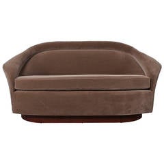 Settee by Adrian Pearsall in Mohair 9