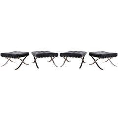 Barcelona Ottoman by Mies van der Rohe for Knoll