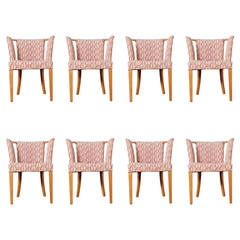 Set of Eight Dining Chairs by Eliel Saarinen