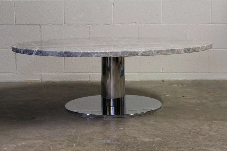 Large Stone Top Coffee Table at 1stDibs