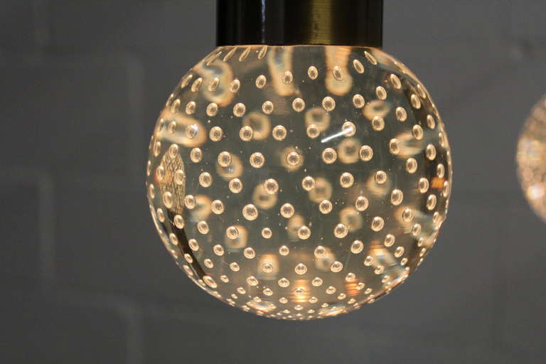 Italian Bubble Lamp Light Fixture by Gino Sarfatti
