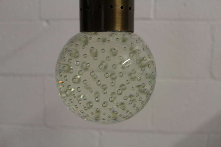 Bubble Lamp Light Fixture by Gino Sarfatti 2