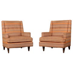 Pair of "Mr." Lounge Chairs by Edward Wormley for Dunbar