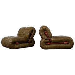 Rare Pair of Lounge Chairs by Percival Lafer
