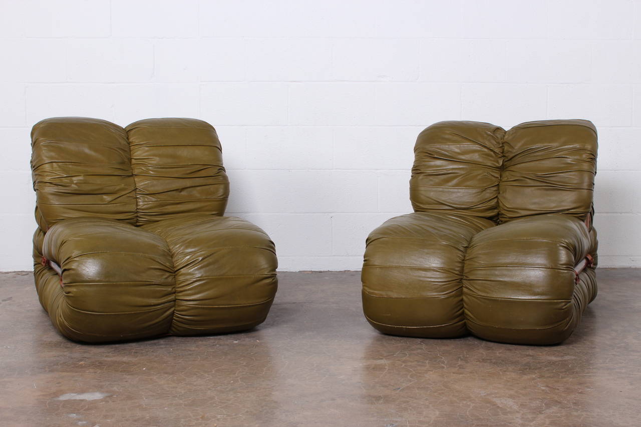 Rare Pair of Lounge Chairs by Percival Lafer 3