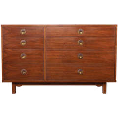 Dresser with Natzler Tiles by Edward Wormley for Dunbar