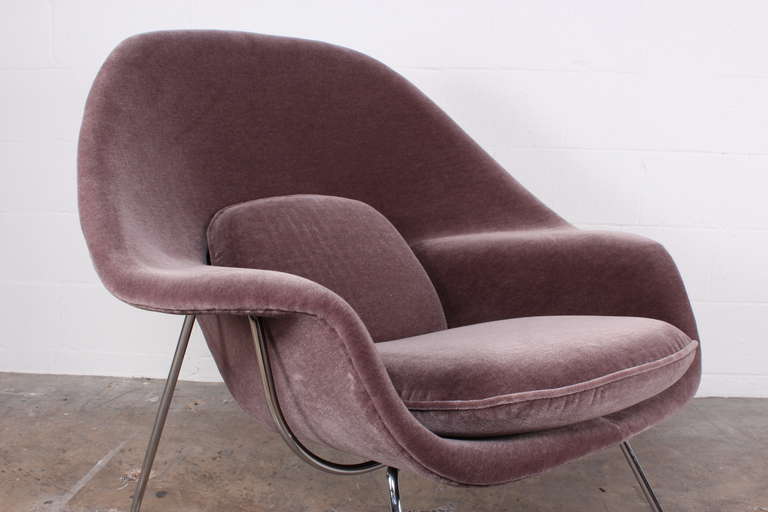 Eero Saarinen Womb Chair for Knoll in Mohair In Excellent Condition In Dallas, TX