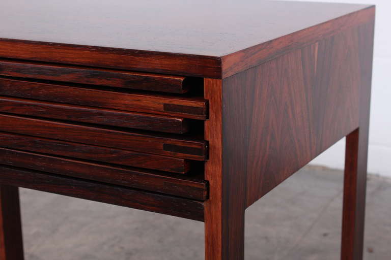 Danish Rosewood Folding Tables by Illum Wikkelso