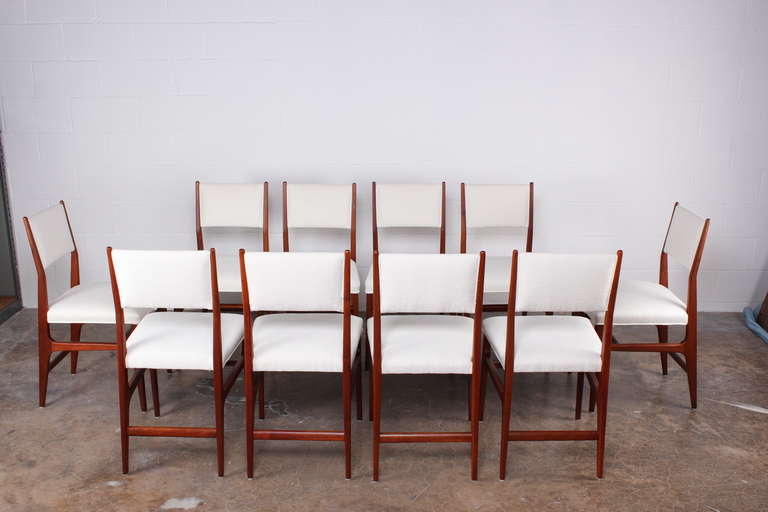 Italian Set of Ten Dining Chairs by Gio Ponti for Cassina