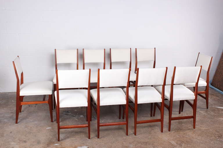 Set of Ten Dining Chairs by Gio Ponti for Cassina In Good Condition In Dallas, TX