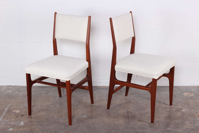 Set of Ten Dining Chairs by Gio Ponti for Cassina 1