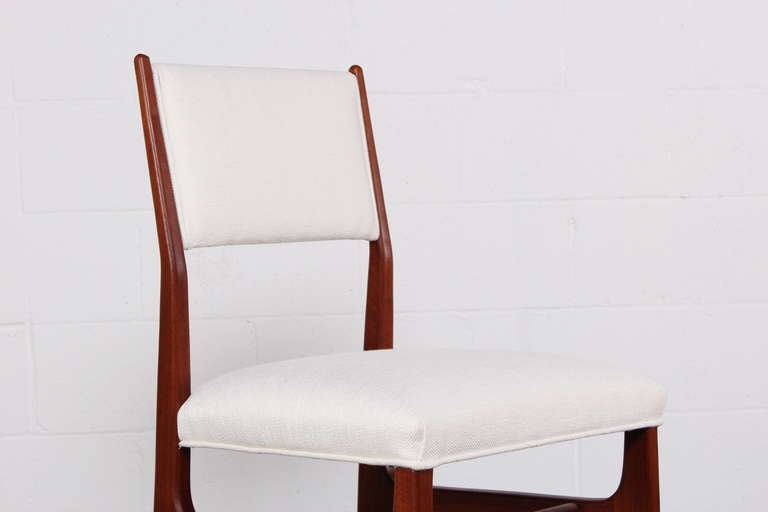 Set of Ten Dining Chairs by Gio Ponti for Cassina 4