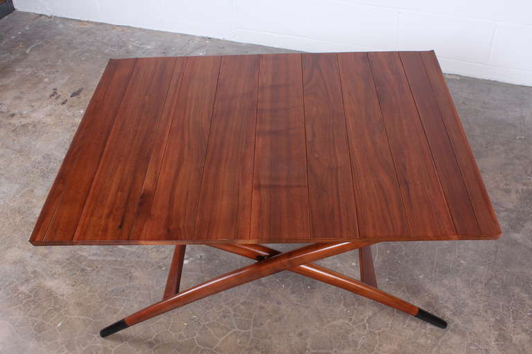 Rare Adjustable Folding Table by Edward Wormley for Dunbar 1