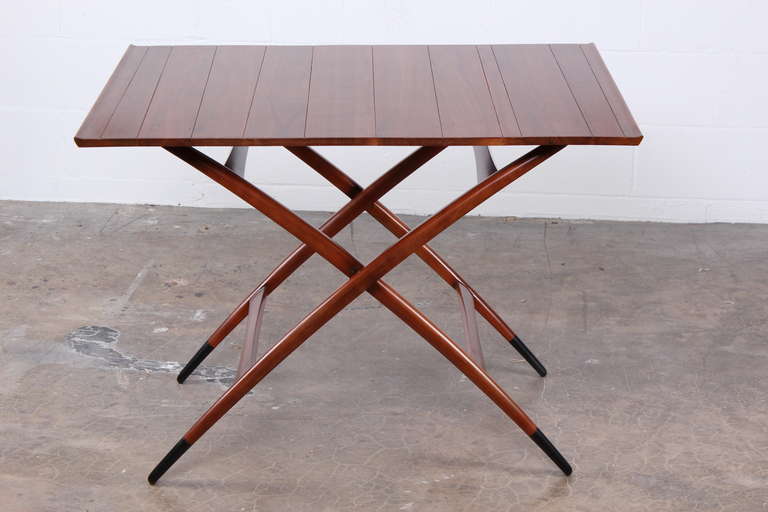 Rare Adjustable Folding Table by Edward Wormley for Dunbar 4