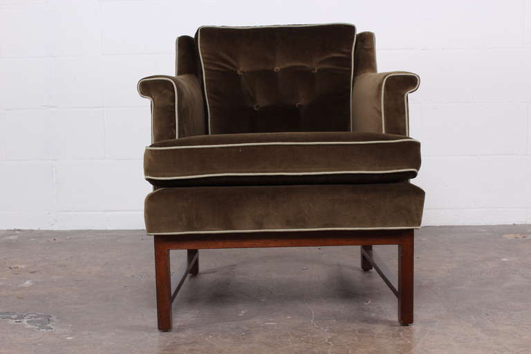 Pair of Lounge Chairs by Edward Wormley for Dunbar 4