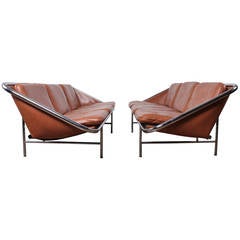 Pair of Sling Sofas by George Nelson