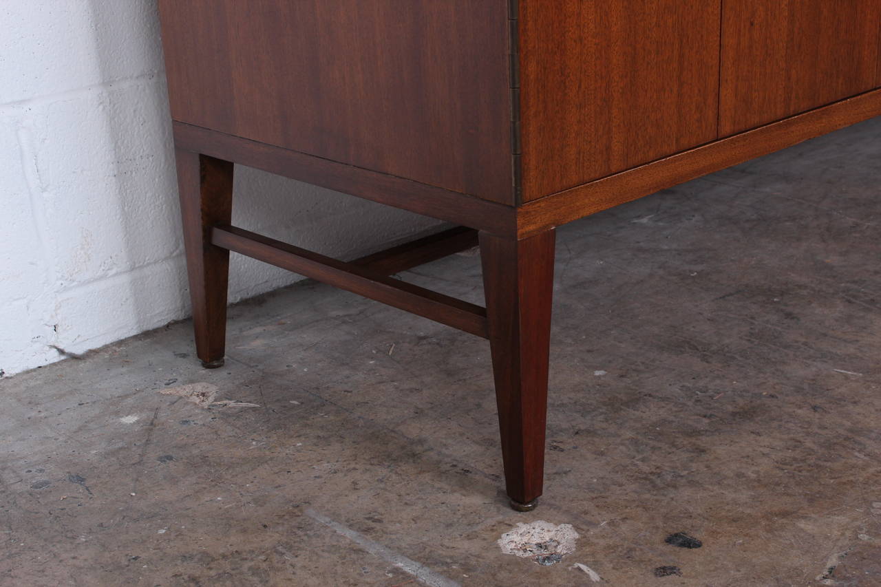 Mahogany Credenza by Paul McCobb with Travertine Top 5