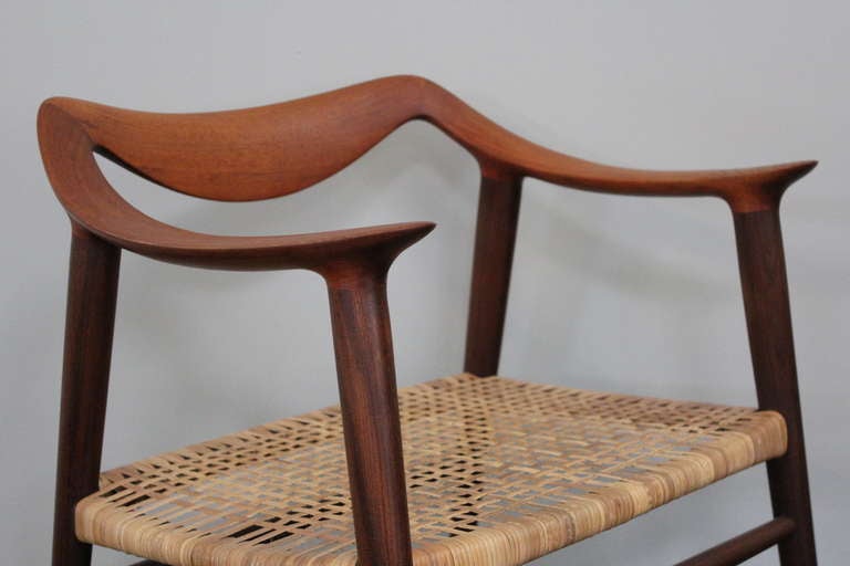 Bambi Arm Chair by Rolf Rastad & Adolf Relling In Excellent Condition In Dallas, TX