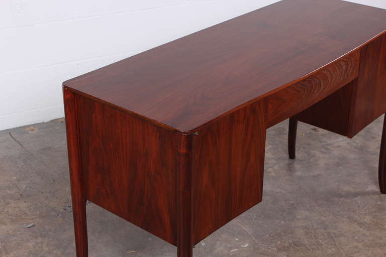 Walnut Desk by T.H. Robsjohn-Gibbings for Widdicomb 4