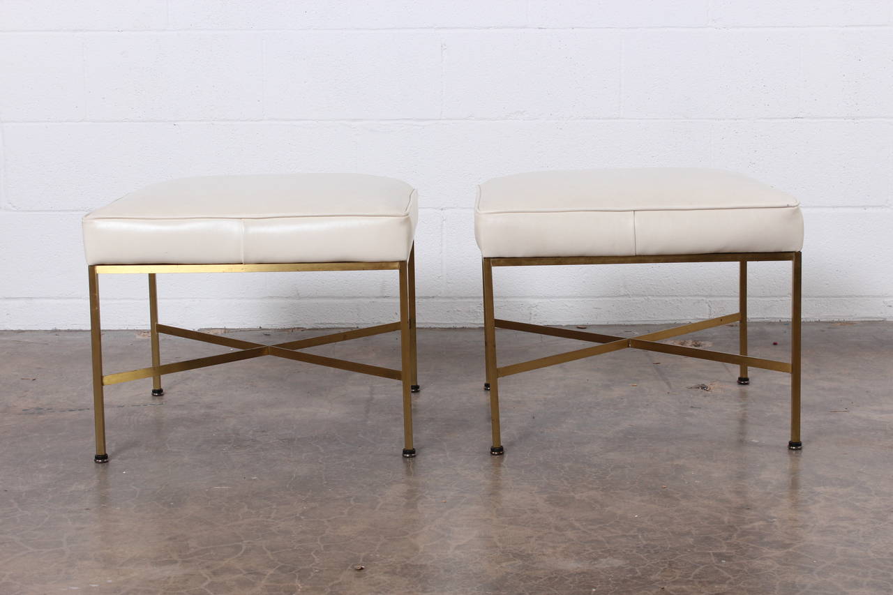 Mid-20th Century Pair of Stools by Paul McCobb for Calvin