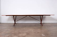 Large Teak AT314 Dining Table by Hans Wegner