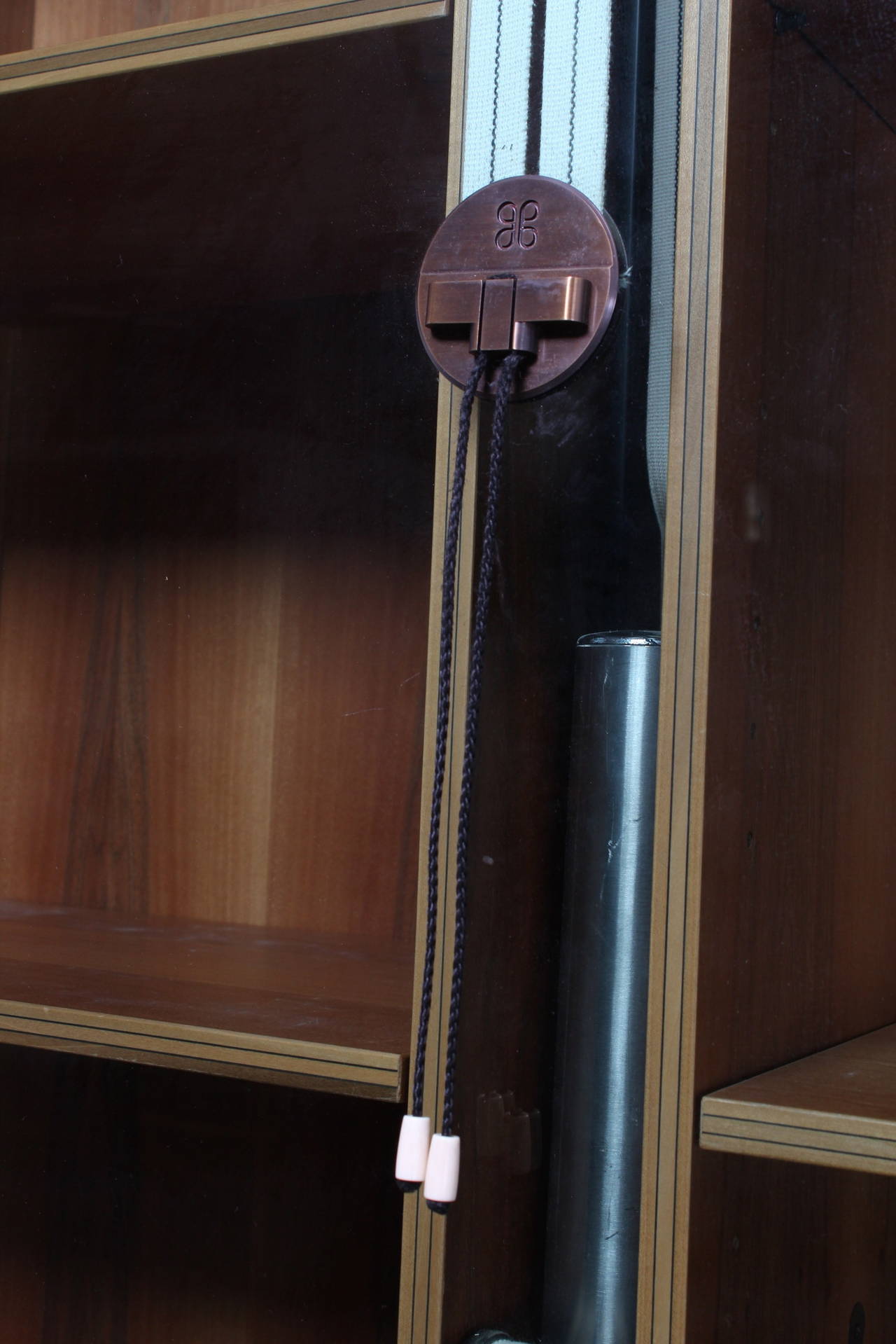 Late 20th Century Pair of Carlo Scarpa Zibaldone Bookcases by Bernini