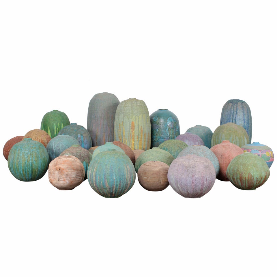 Large Collection of Pottery by Richard Lincoln