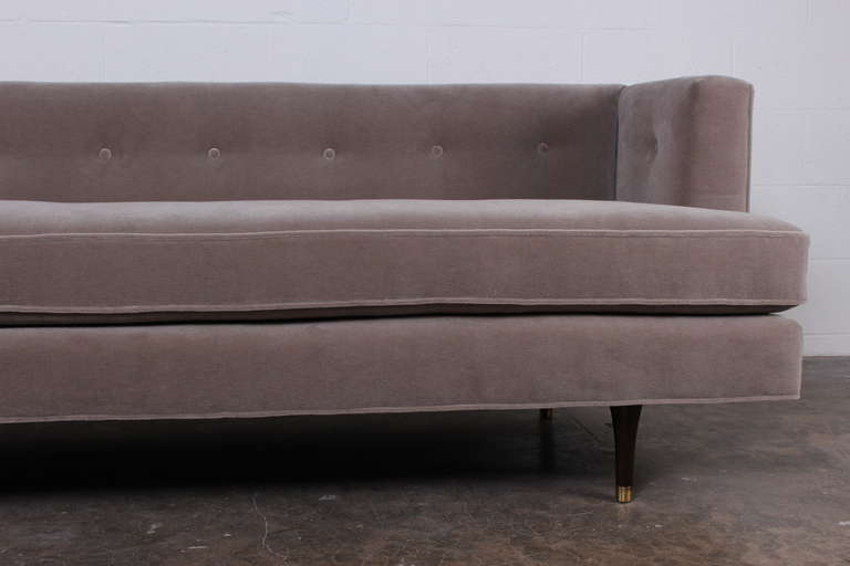 Dunbar Sofa by Edward Wormley in Mohair In Excellent Condition In Dallas, TX