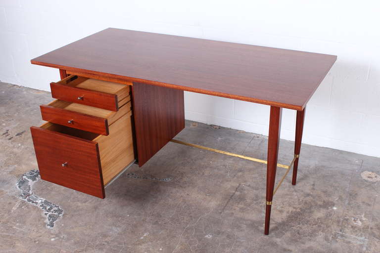 Mahogany Desk by Paul McCobb 3