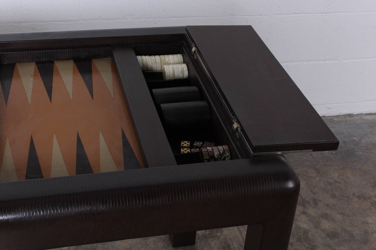 Backgammon Game Table by Karl Springer 5