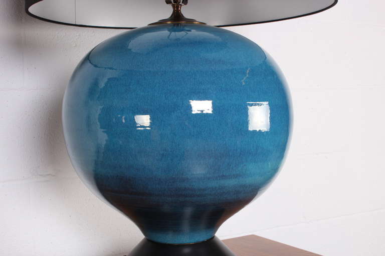 Pair of Large Ceramic Table Lamps 4