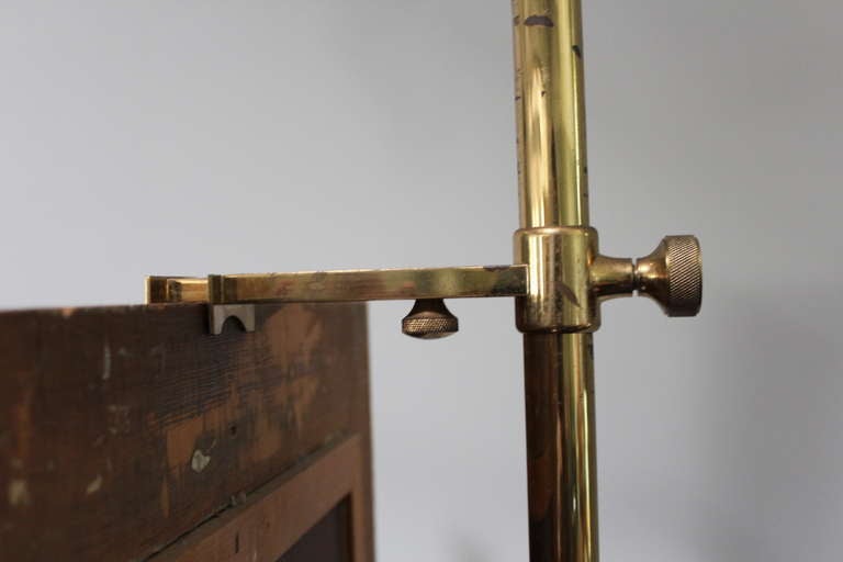 Brass Easel Lamp by Arredoluce 1