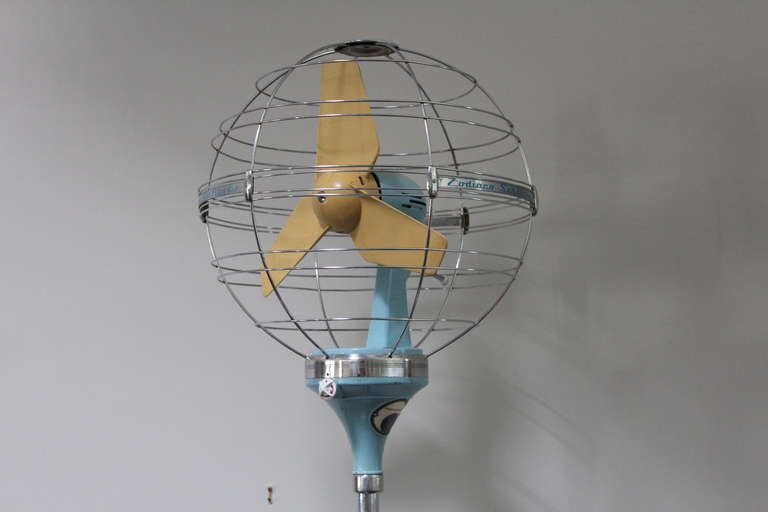 Rare Zodiaco Floor Fan by San Giorgio Elettrodomestici 4