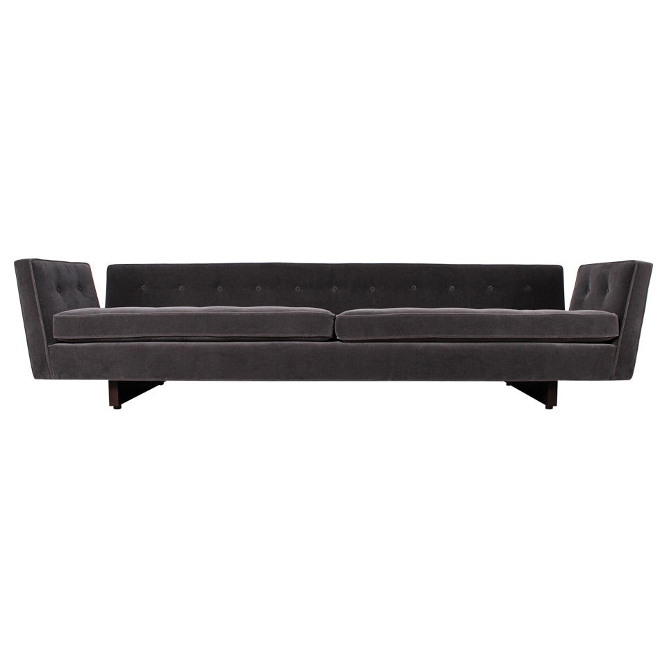 Split-Arm Sofa by Edward Wormley for Dunbar