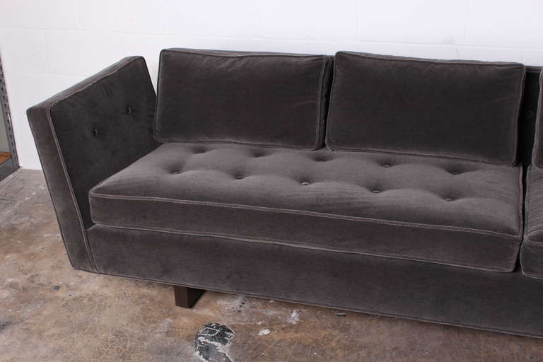 Mid-20th Century Split-Arm Sofa by Edward Wormley for Dunbar