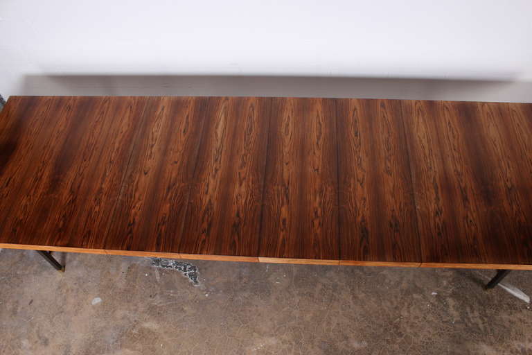 Rosewood Dining Table by Harvey Probber In Good Condition In Dallas, TX