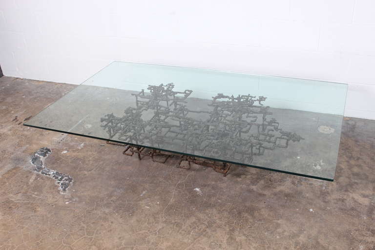Late 20th Century Brutalist Coffee Table by Daniel Gluck