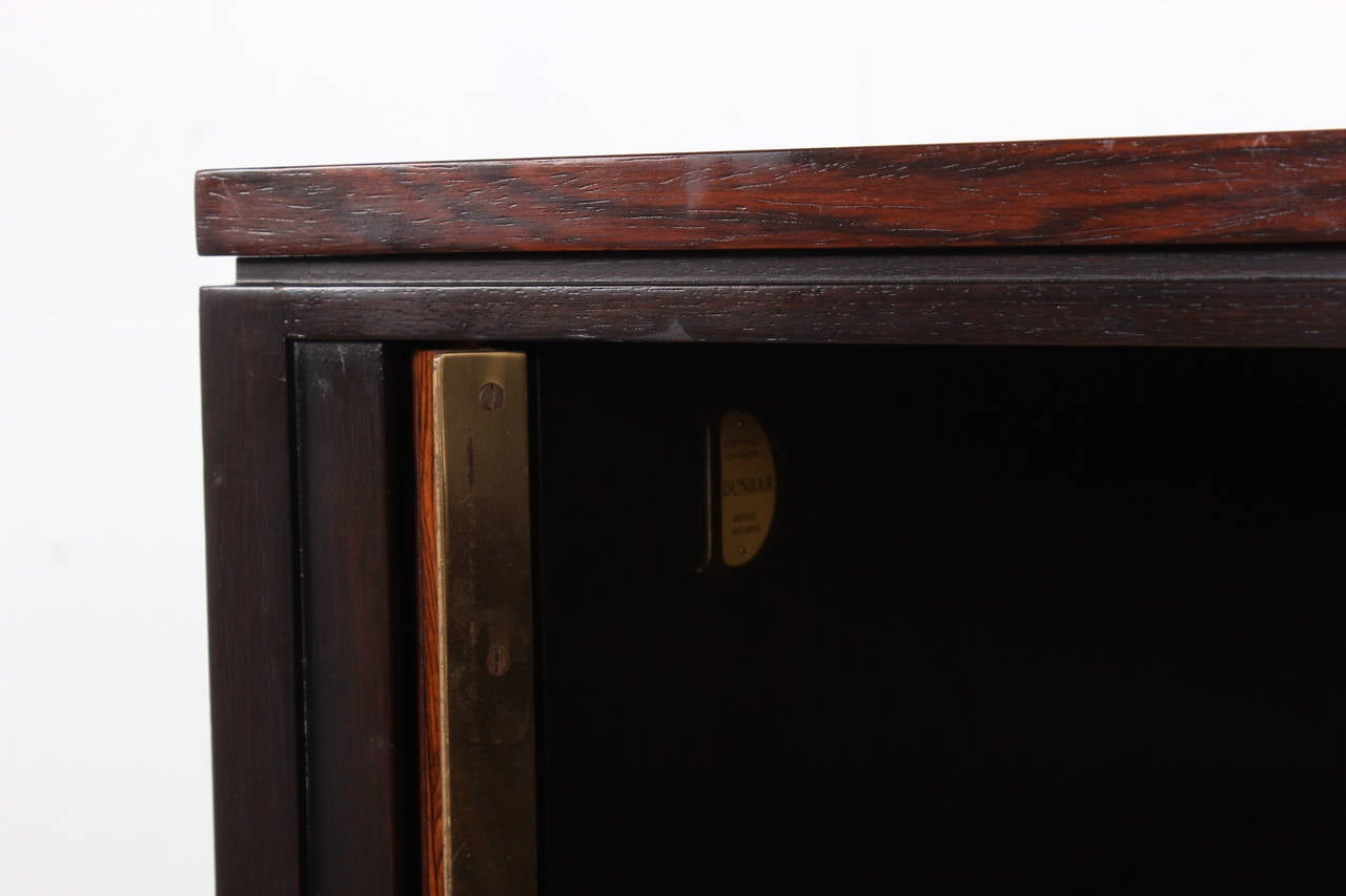 Rosewood Tambour Cabinet by Edward Wormley for Dunbar 1