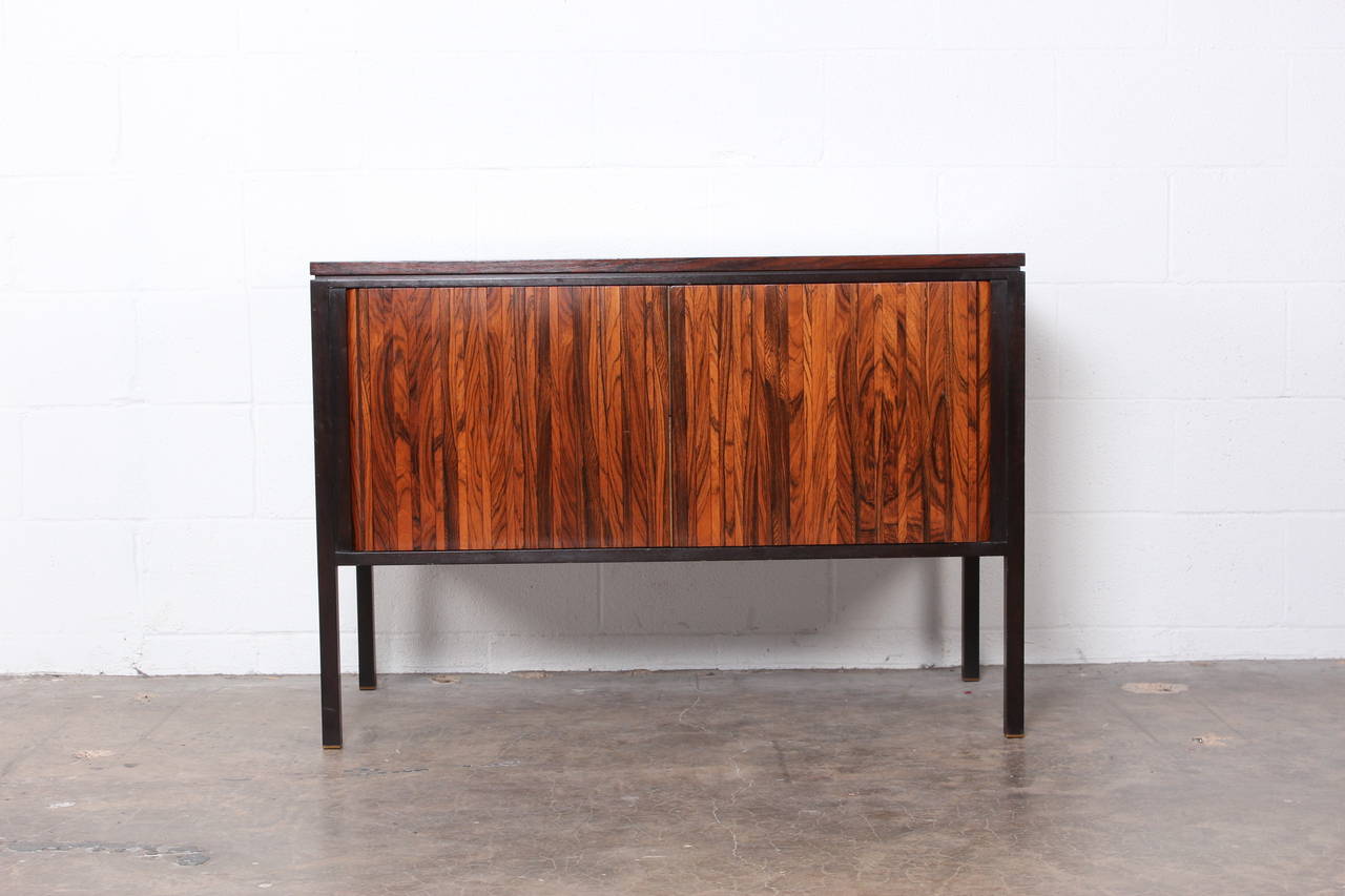 Rosewood Tambour Cabinet by Edward Wormley for Dunbar 6