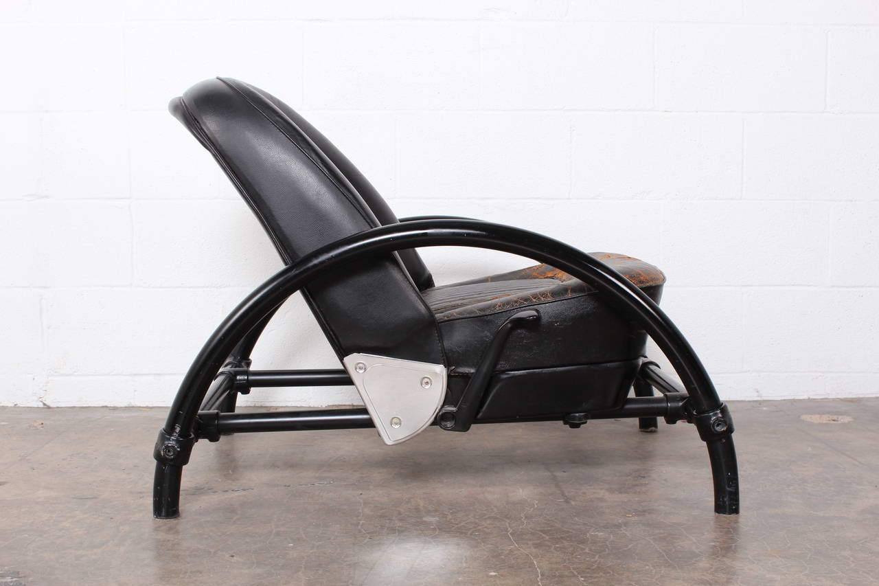 The Rover chair designed by Ron Arad and produced by One Off in 1981/1985.

