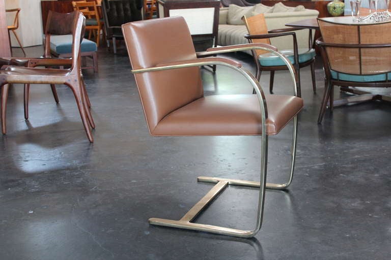 Bronze BRNO Chairs by Mies Van Der Rohe for Knoll 2